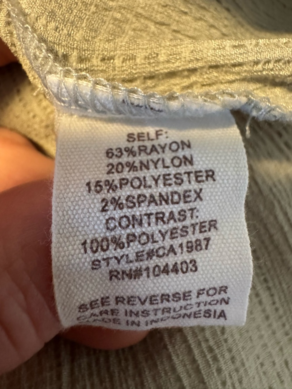 Elegant Lace Trim Blouse - Green - Picture 7 of 10